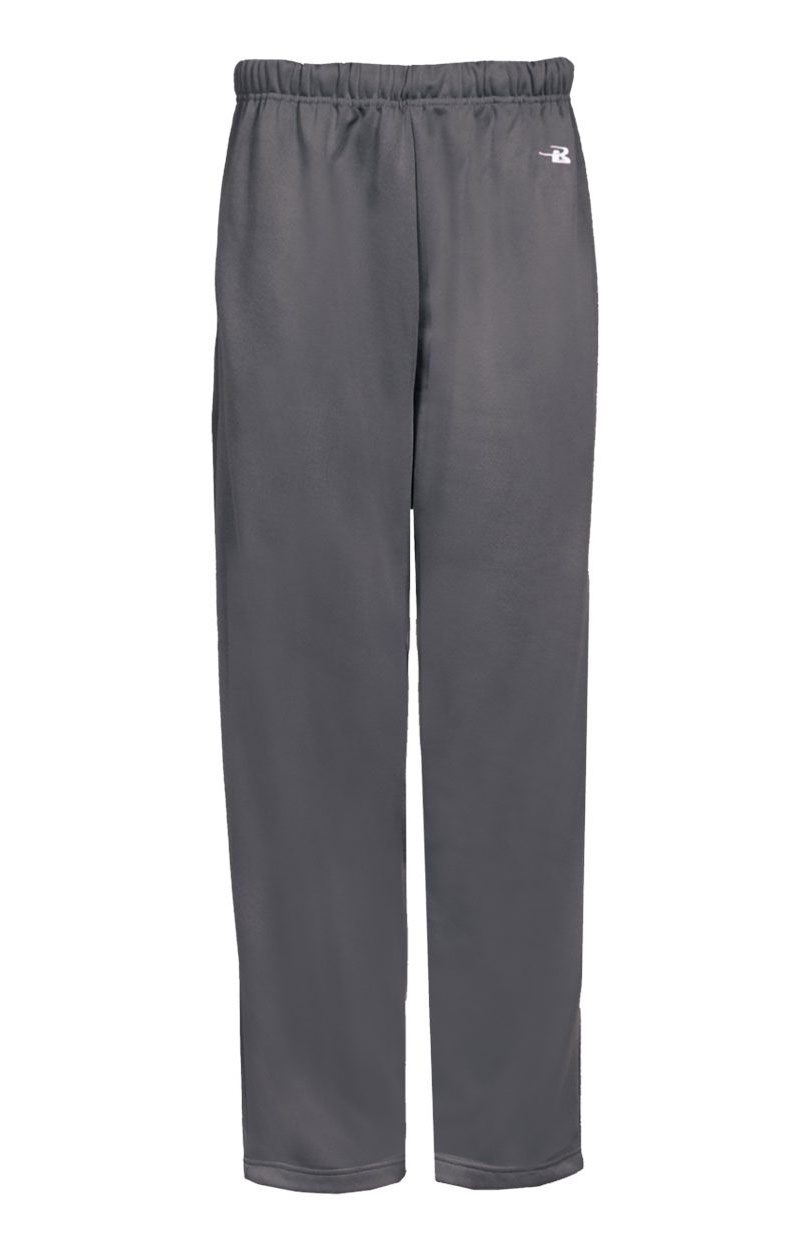 Badger Youth Performance Fleece Open Bottom Pant