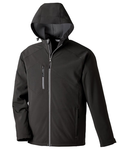 North End Mens Prospect Soft Shell Hooded Jacket