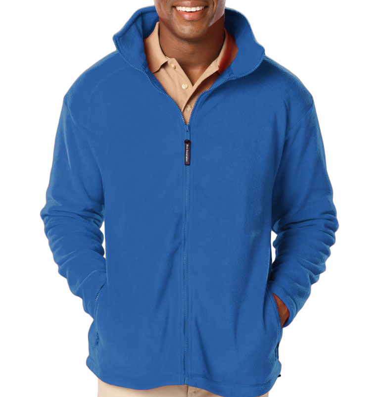 Blue Generation Mens Micro Fleece Full Zip Jacket