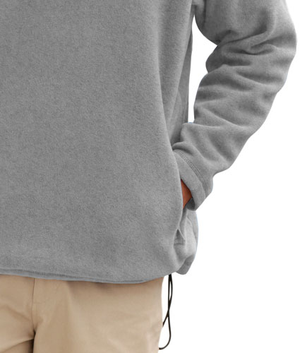Blue Generation Adult Micro Fleece Quarter Zip Pullover