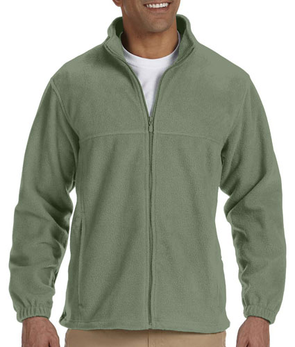 Harriton Mens 8 oz. Full-Zip Fleece Jacket