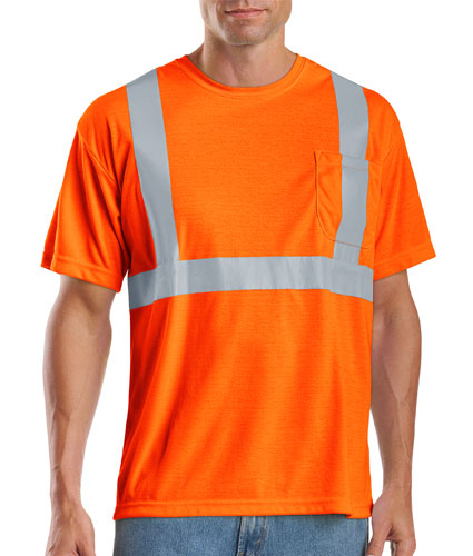 CornerStone Mens ANSI 107 Class 2 Safety T-Shirt