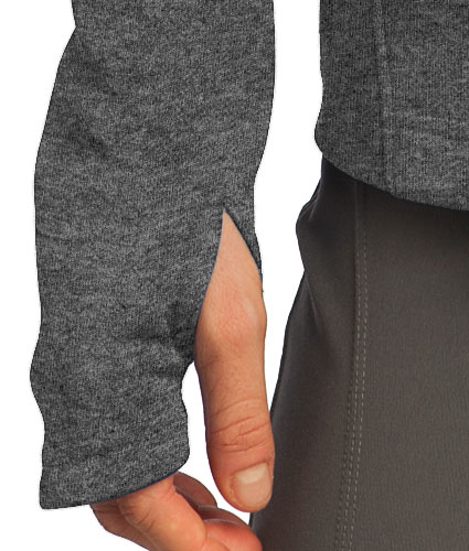 Sport-Tek Ladies Tech Fleece Full Zip Hooded Jacket