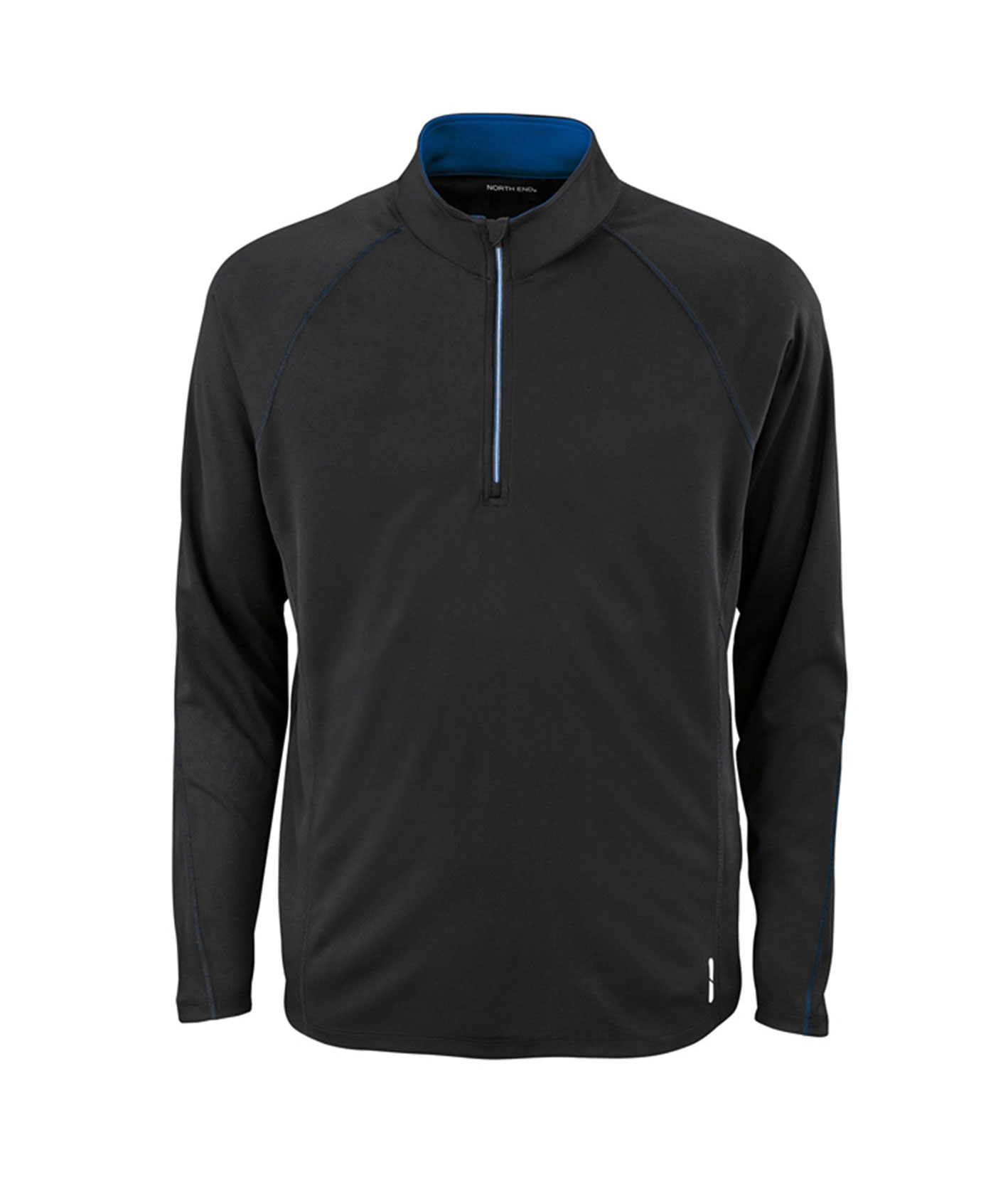 North End Mens Radar 14 Zip Performance Long Sleeve Top