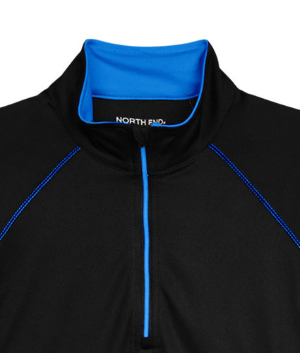 North End Ladies Radar Quarter-Zip Performance Long Sleeve Top