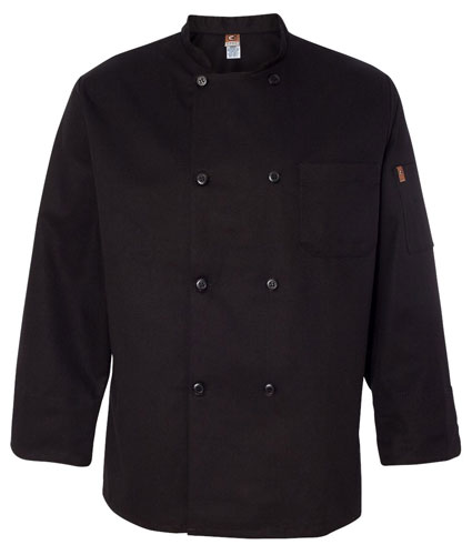 Chef Designs Black Traditional Chef Coat