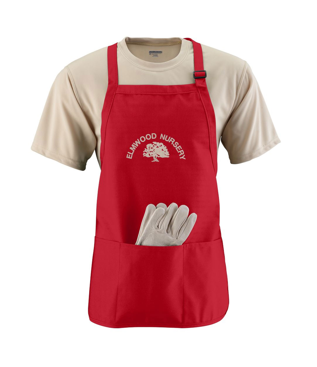 Augusta Medium Length Apron with Pouch