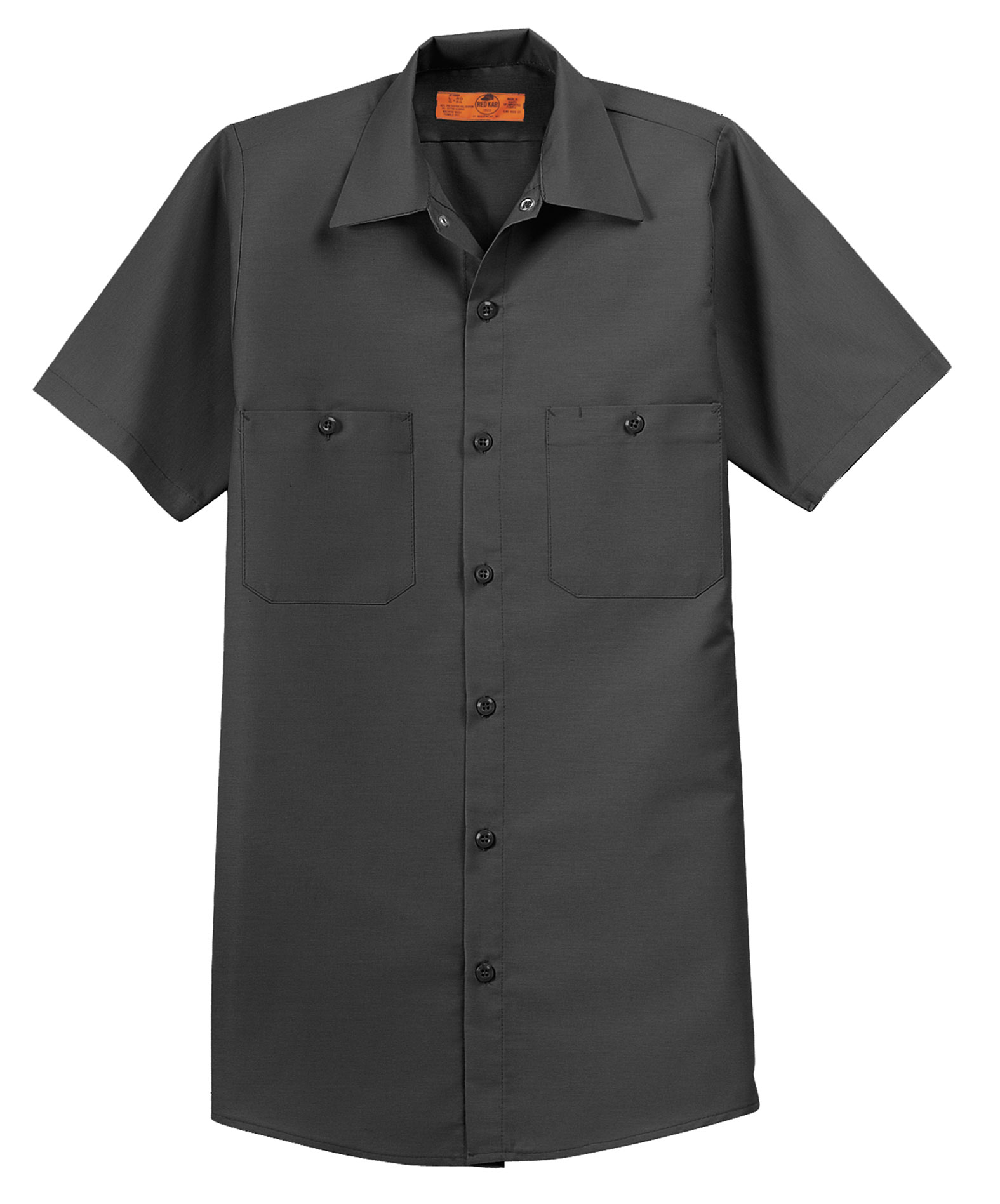 Red Kap Mens Half Sleeve Industrial Work Shirt