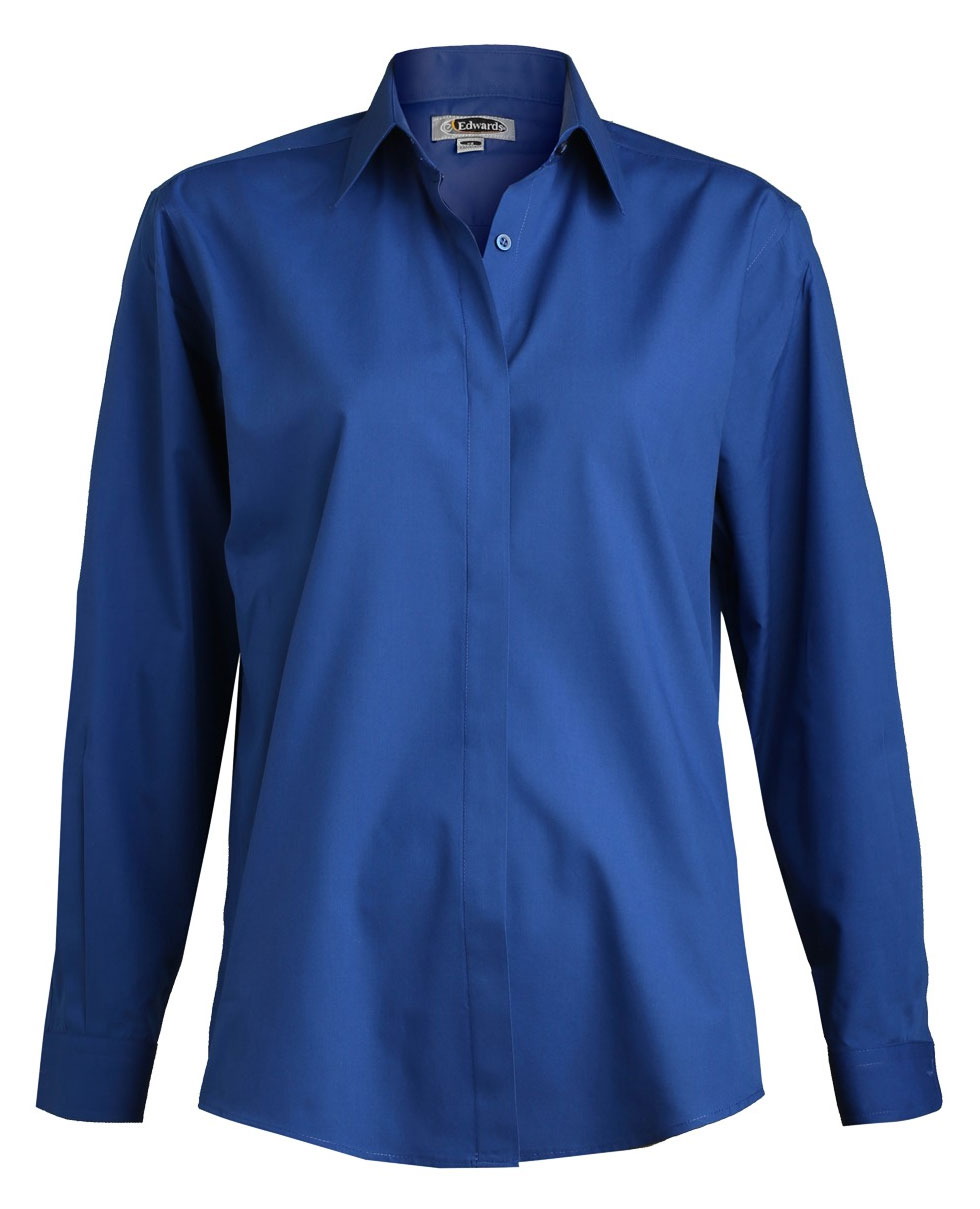 Edwards Ladies Cafe Broadcloth Shirt