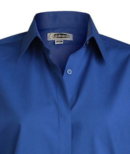 Edwards Ladies Cafe Broadcloth Shirt