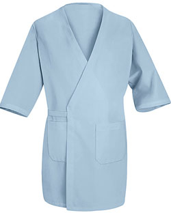 Red Kap Adult Collarless Butcher Wrap with 34 Sleeves