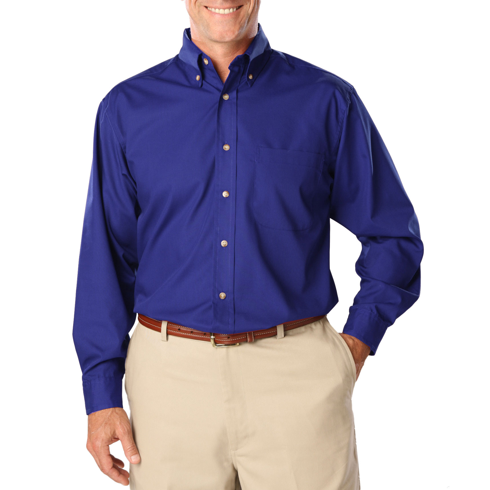 Blue Generation Mens Tall Super Blend Poplin