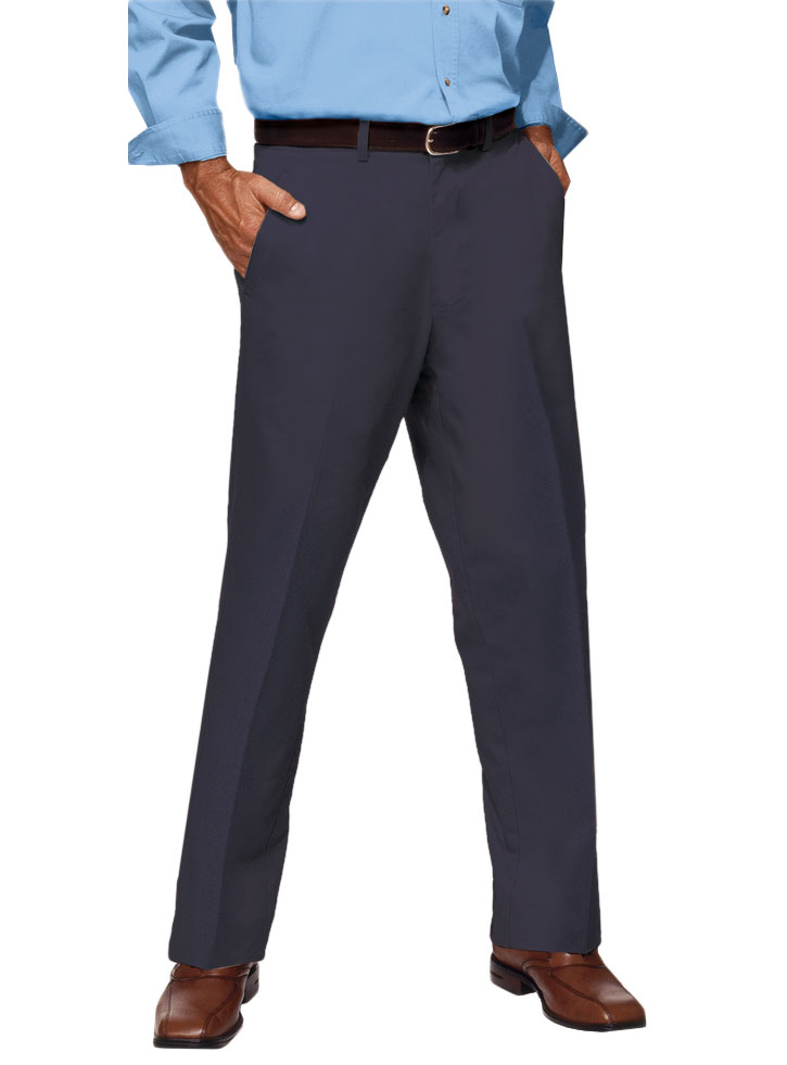 Blue Generation Mens Teflon Twill Flat Front Pants