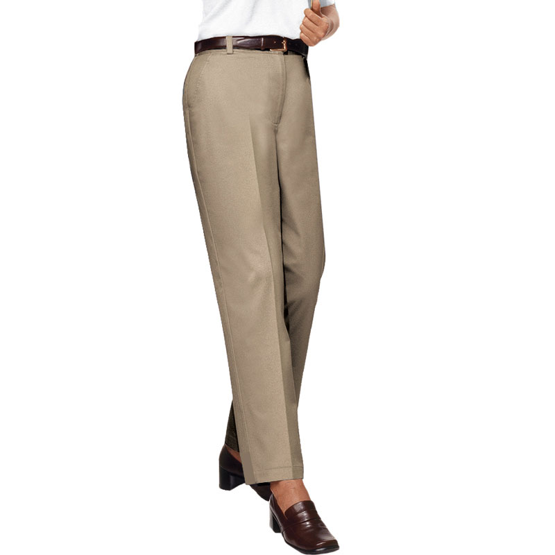 Blue Generation Ladies Teflon Twill Flat Front Pants