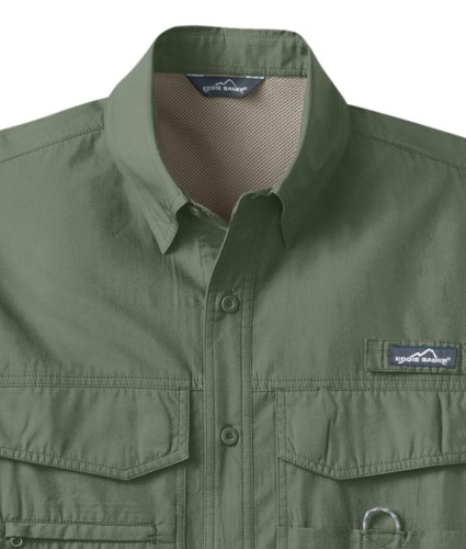 Eddie Bauer Adult Short Sleeve Fishing Shirt