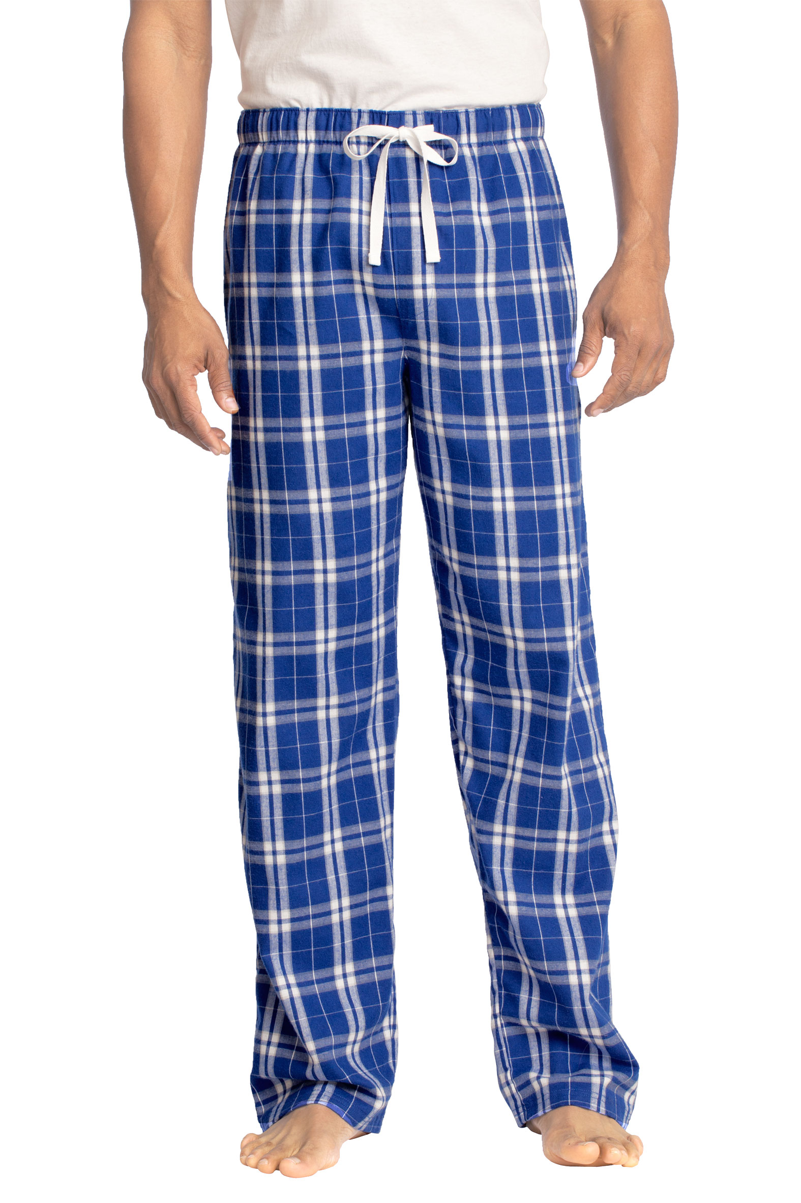 District Mens Flannel Plaid Pajama Pants
