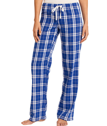 District Womens Flannel Plaid Pants
