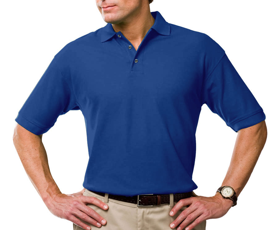 Blue Generation Mens Tall Moisture Wicking Polo
