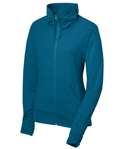 Sport-Tek Ladies Sport-Tek Stretch Full Zip Warm-Up