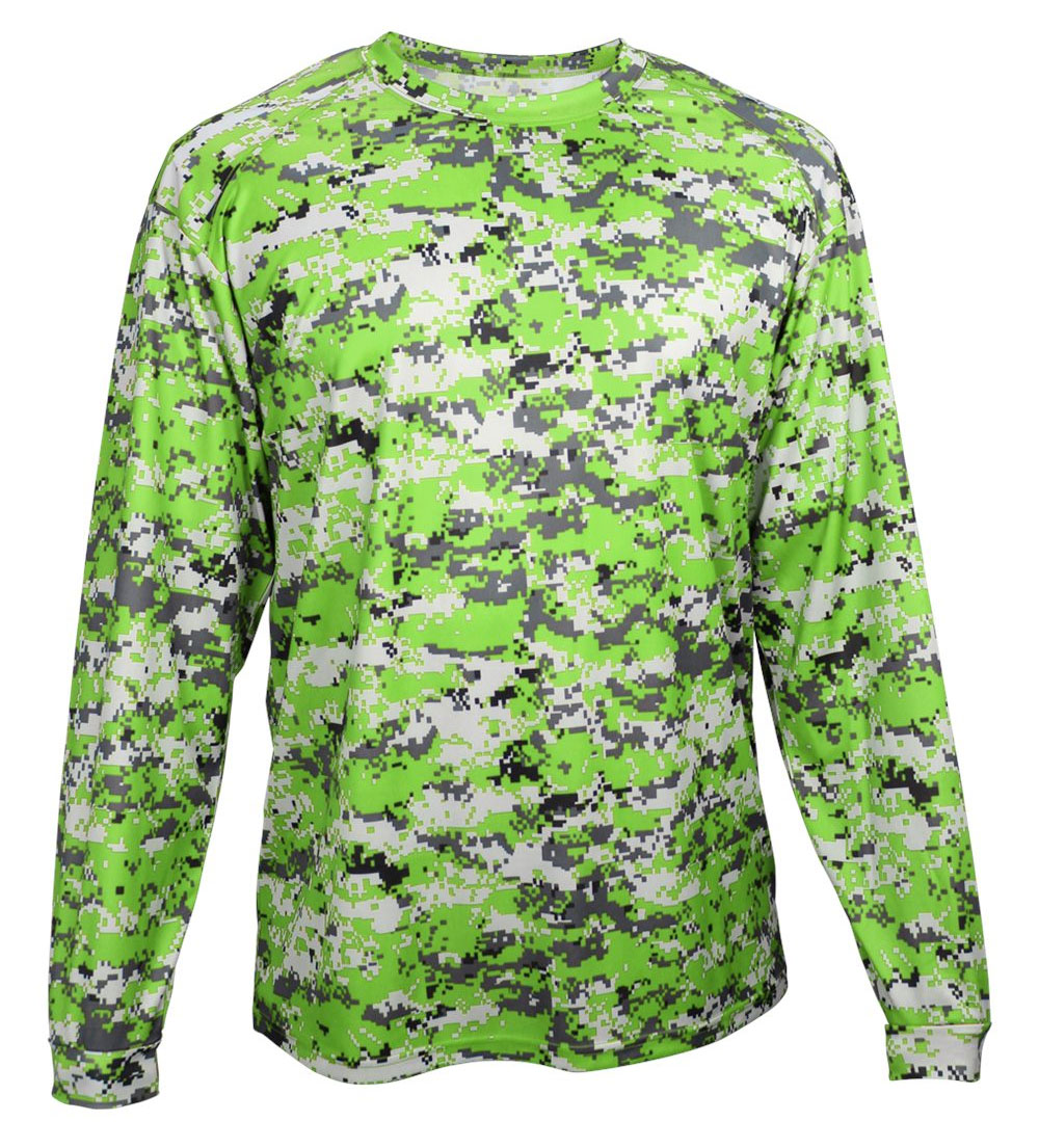 Badger Mens Digital Long Sleeve T-Shirt
