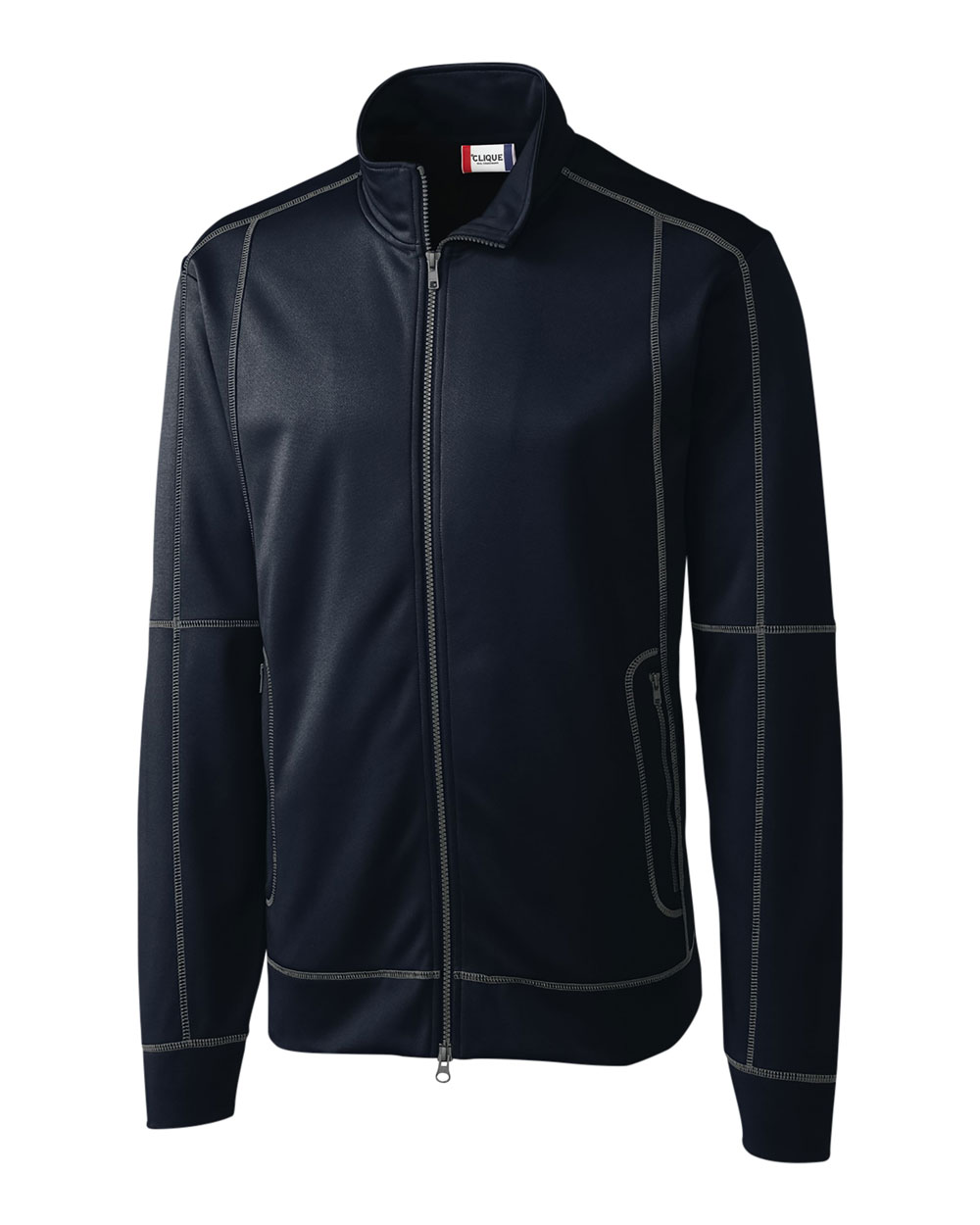Clique Mens Helsa Full Zip Poly Fleece