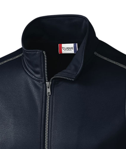 Clique Mens Helsa Full Zip Poly Fleece