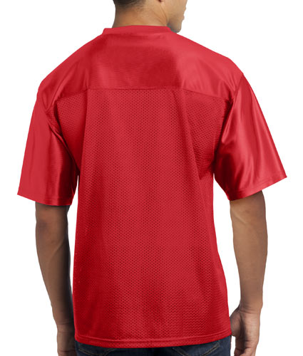 Sport-Tek Mens PosiCharge Replica Football Fan Jersey