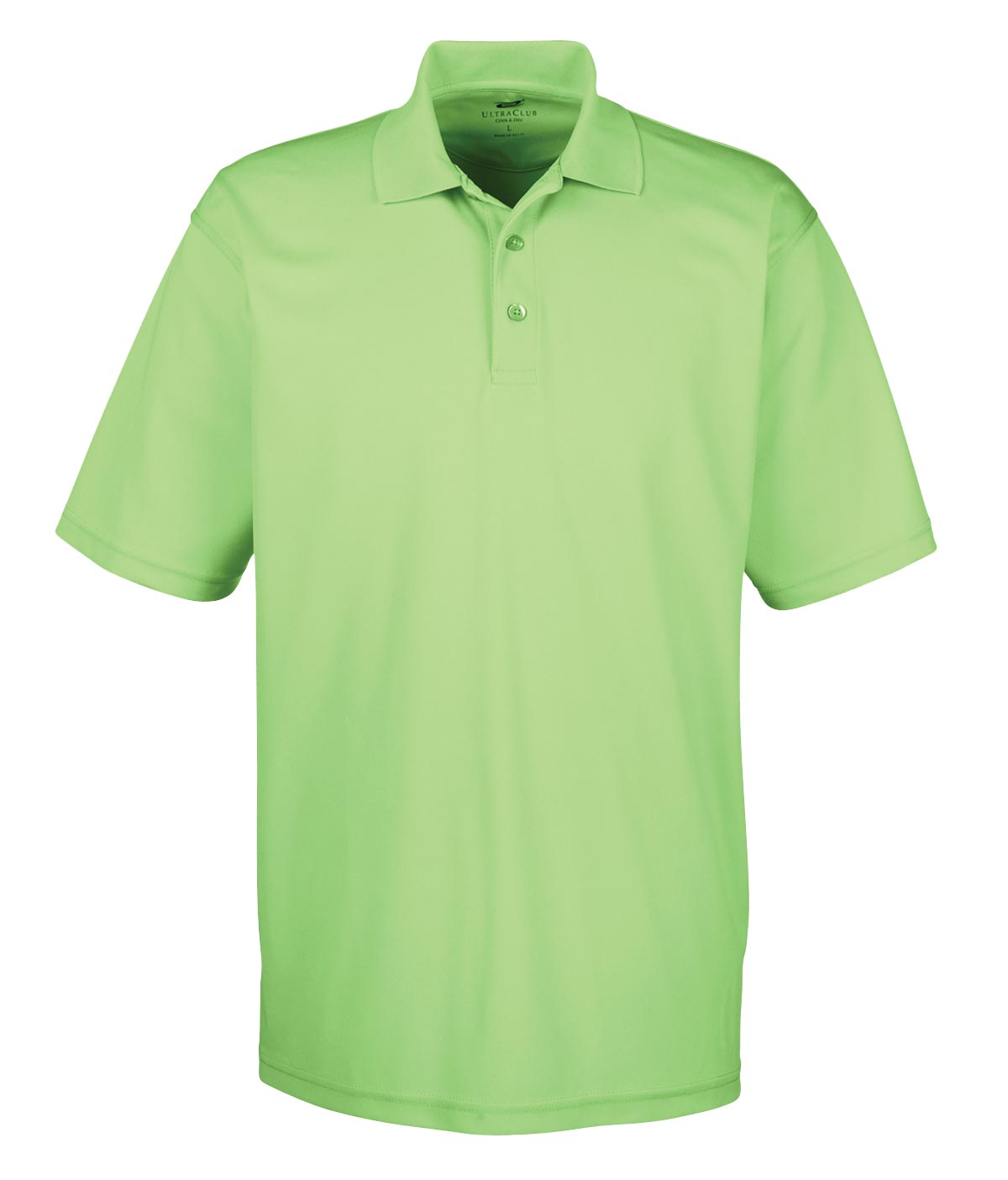 UltraClub Mens Cool  Dry Mesh Pique Polo