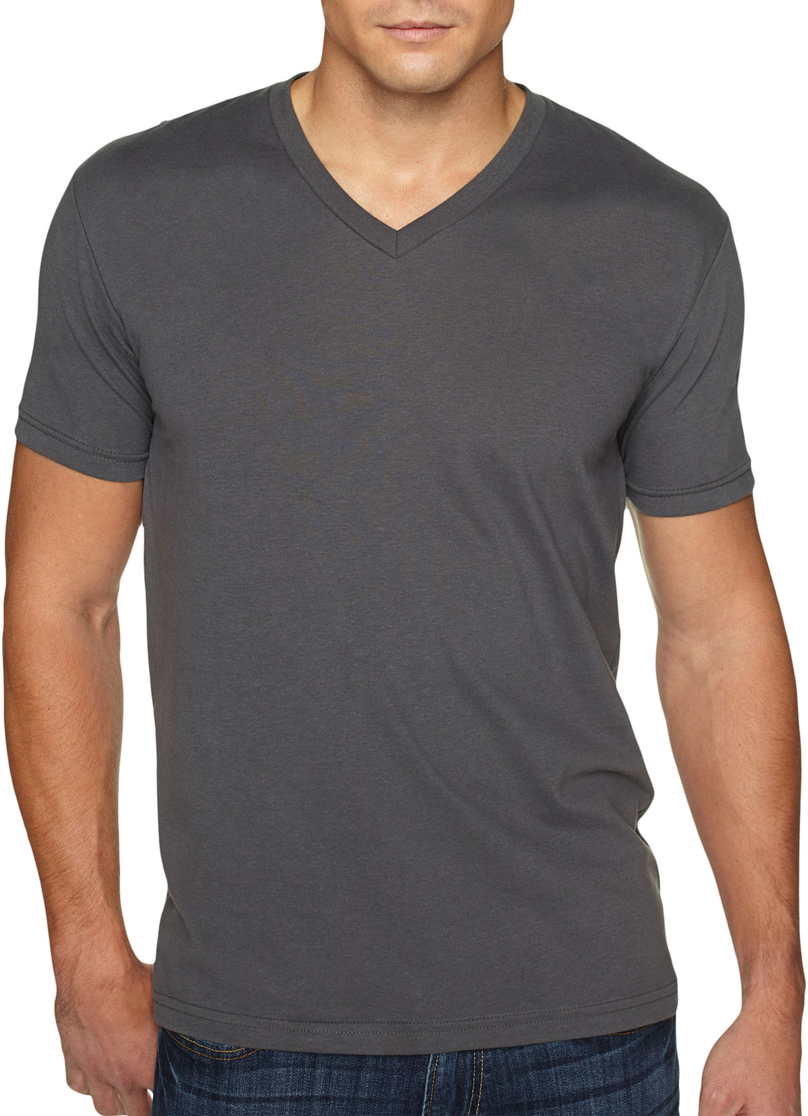 Next Level Mens Premium Sueded V-neck T-Shirt