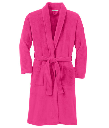 Port Authority Adult Plush Microfleece Shawl Collar Bathrobe