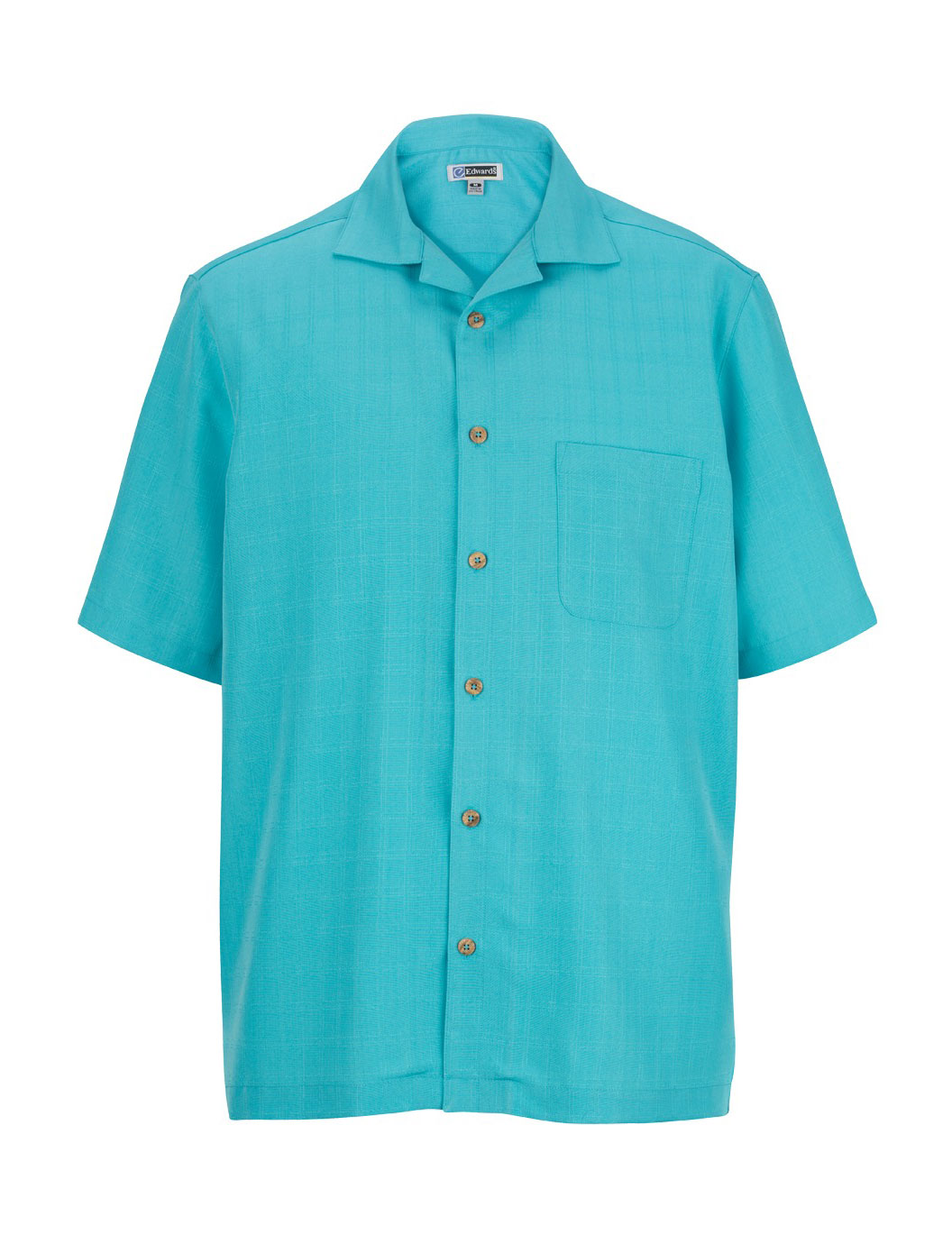 Edwards Adult Jacquard Batiste Camp Shirt