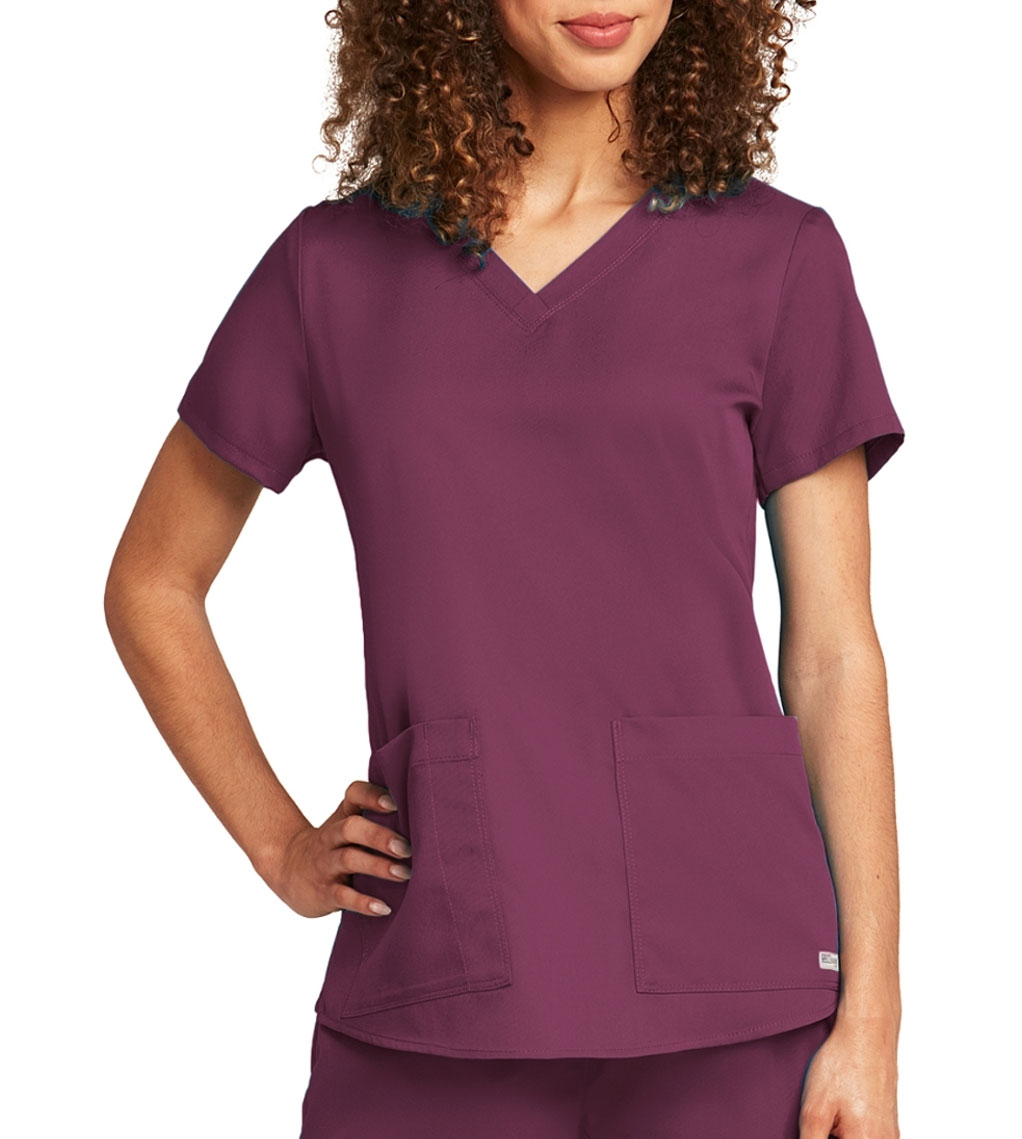 Greys Anatomy Ladies V-Neck Scrub Top