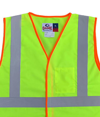 Game Sportswear Adult Econo-Safety Polyester Vest