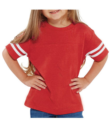 Rabbit Skins Toddler Football Jersey T-Shirt