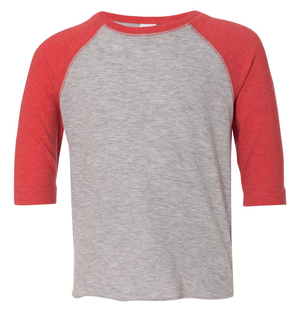 Rabbit Skins Toddler Fine Jersey 34 Sleeve Baseball T-Shirt