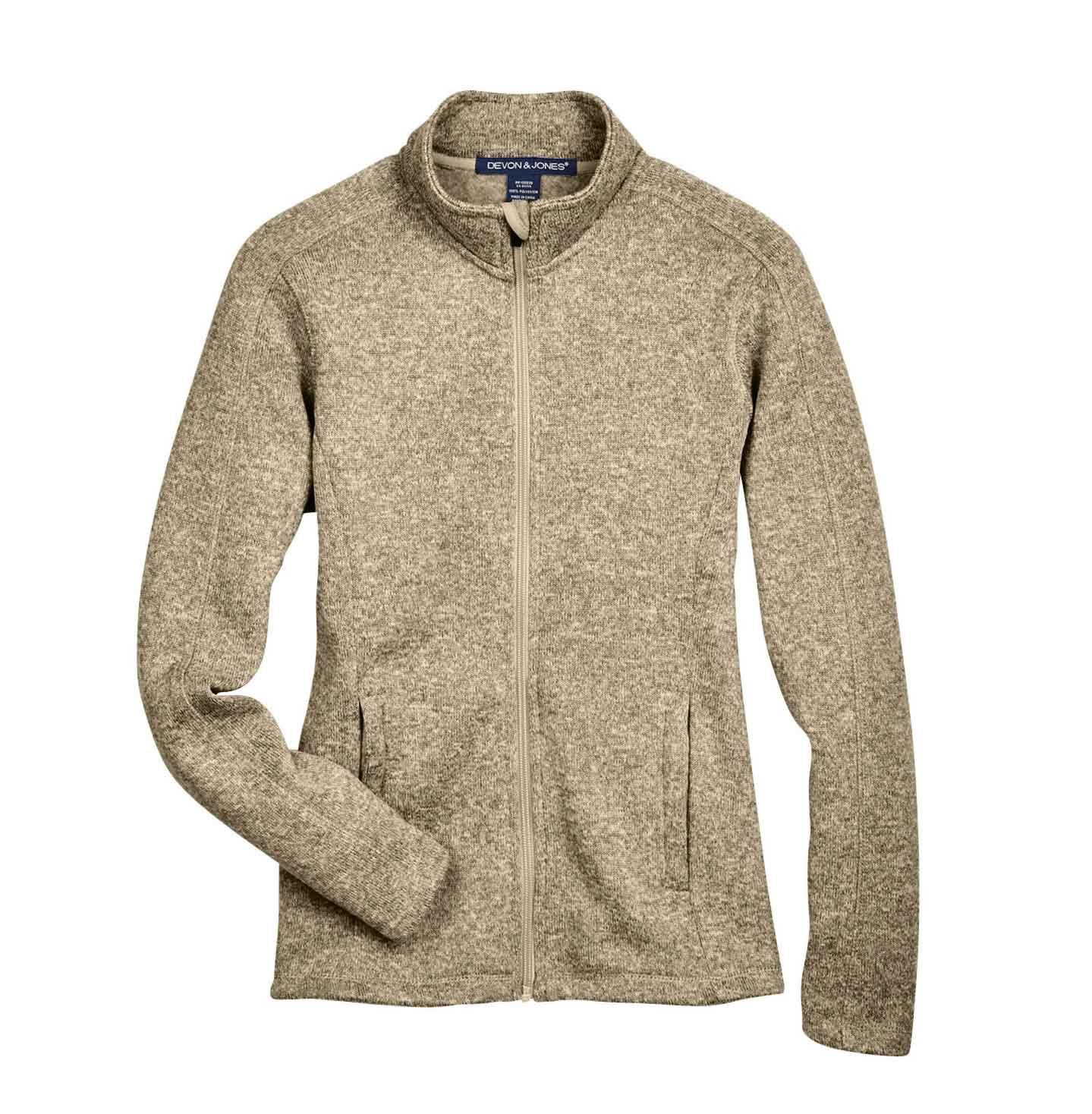 Devon  Jones Ladies Bristol Full-Zip Sweater Fleece Jacket