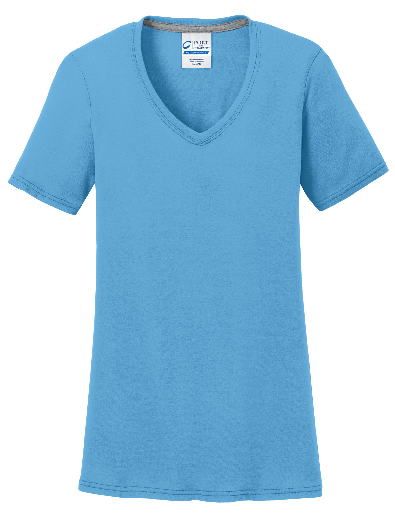 Port  Company Ladies Performance Blend V-Neck T-Shirt