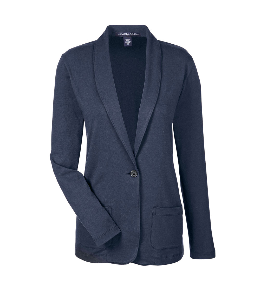 Devon  Jones Ladies Perfect Fit Shawl Collar Cardigan