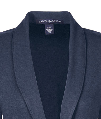 Devon  Jones Ladies Perfect Fit Shawl Collar Cardigan