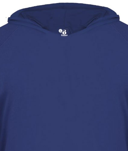 Badger Youth B-Core Long Sleeve Hood T-Shirt
