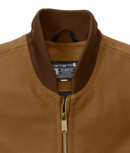 Carhartt Duck Vest With Arctic Quilt Lining