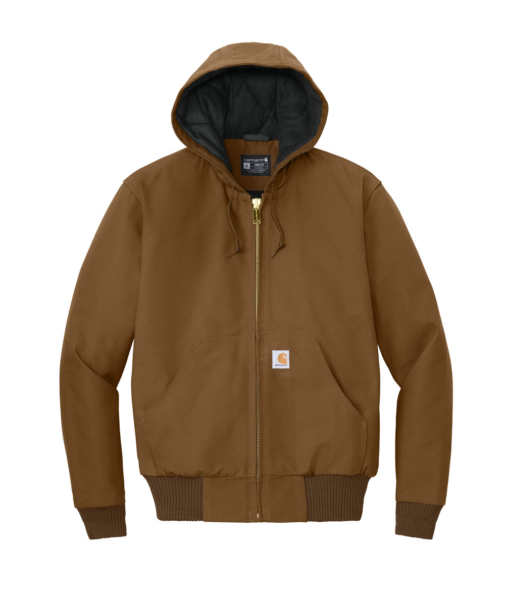Carhartt Duck Active Jacket with Quilted Flannel
