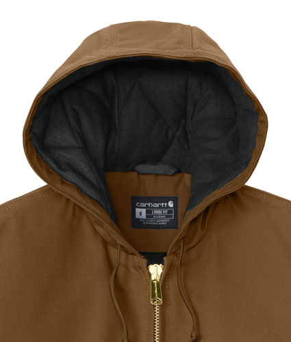 Carhartt Duck Active Jacket with Quilted Flannel