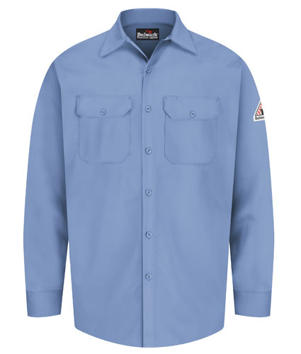 Bulwark Mens CAT 1 Button Front Work Shirt