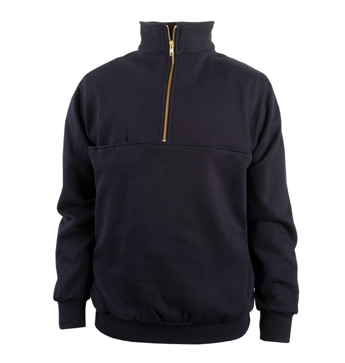 Game Sportswear Adult Firefighters Zip Turtleneck