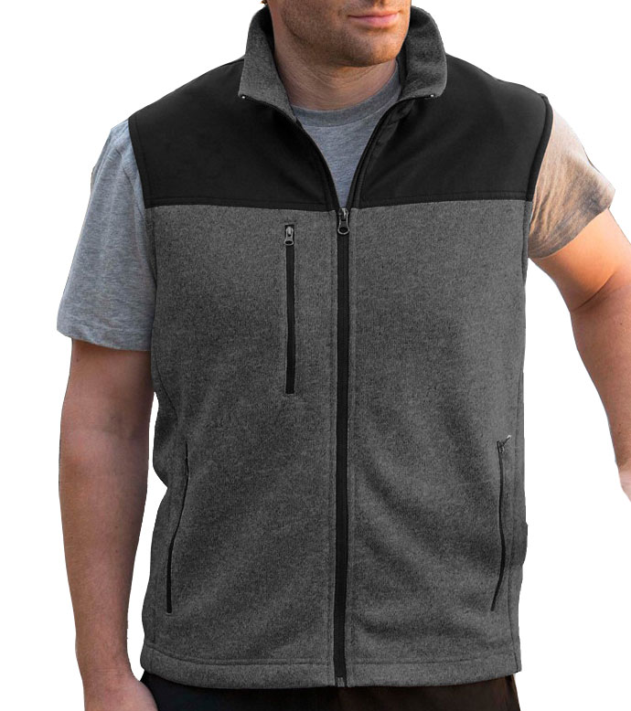 Landway Mens Capitan Sweater Fleece Vest