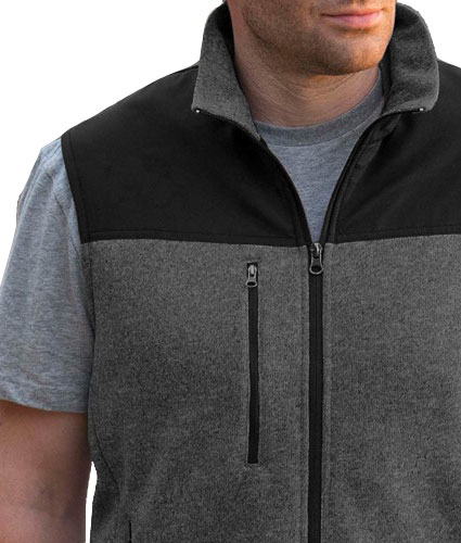 Landway Mens Capitan Sweater Fleece Vest