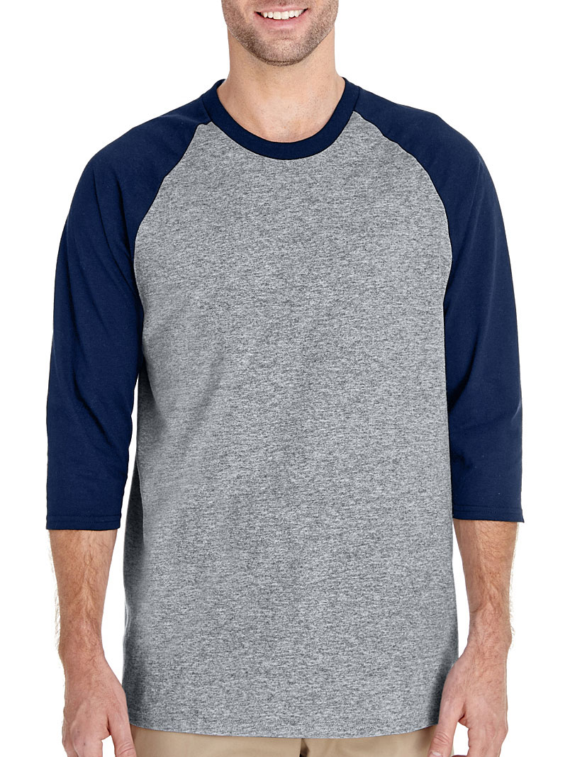 Gildan Adult Heavy Cotton Three-Quarter Raglan