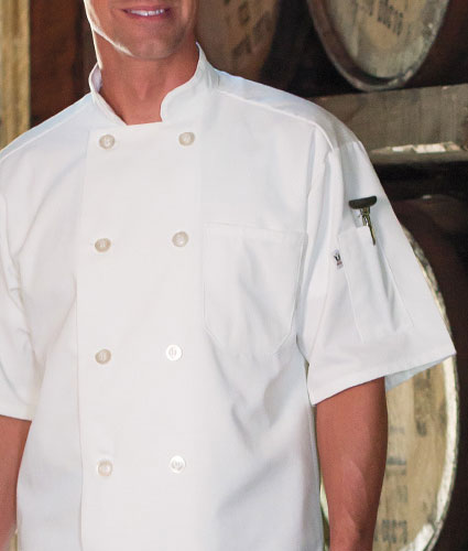 Uncommon Threads South Beach Short Sleeve Chef Coat