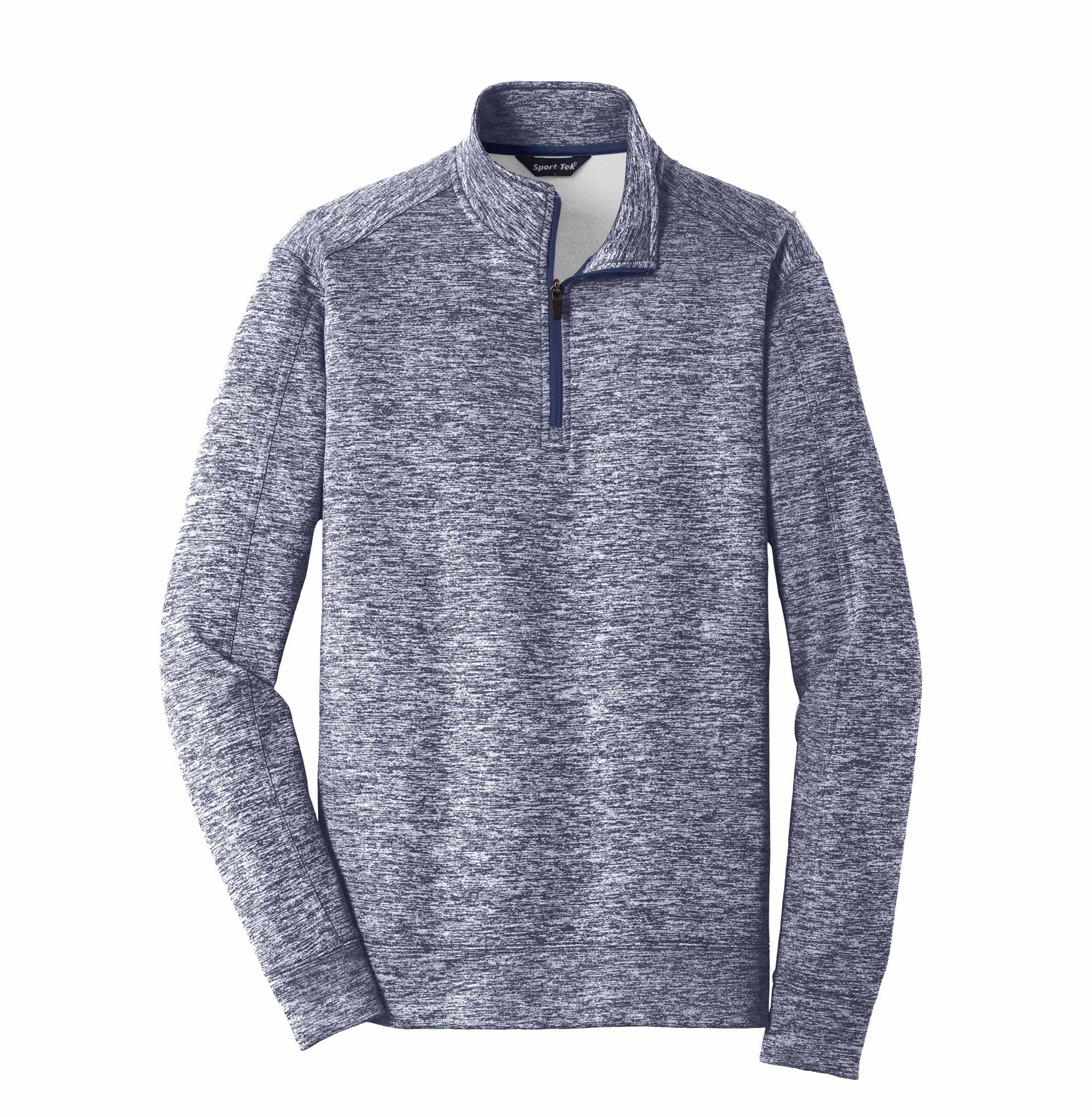 Sport-Tek Adult PosiCharge Electric Heather Fleece 14-Zip Pullover